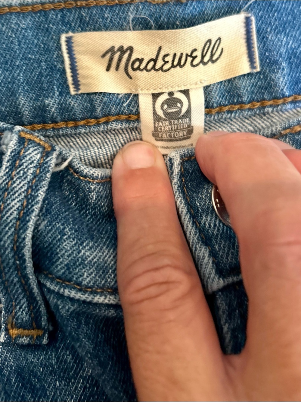 Madewell Women’s The Perfect Vintage Wide-Leg Jeans EUC 25P - Picture 6 of 12